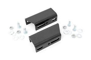 Jeep Cherokee Sway Bar Drop Kit - Rough Country - Black - '84-'01